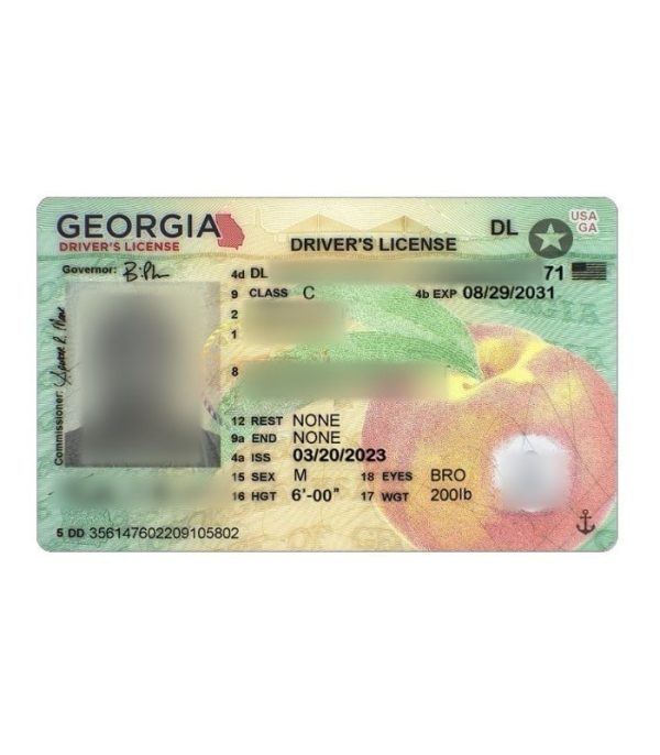 Buy Georgia driving license