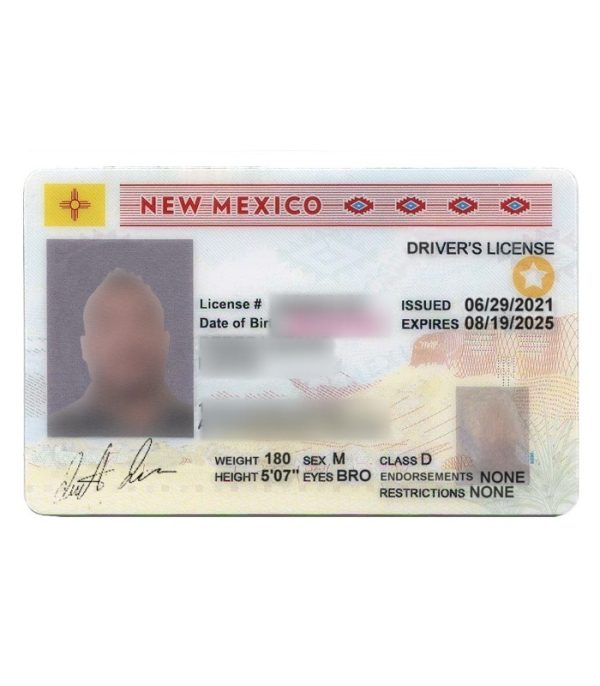 buy new mexico driving license